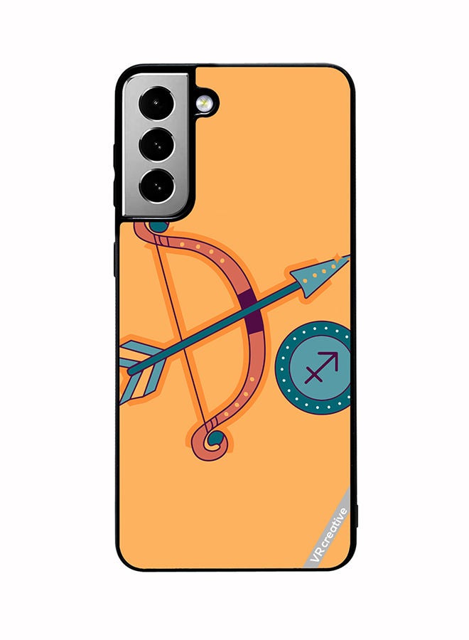 VR CREATIVE Protective Case Cover For Samsung Galaxy S21 FE 5G Bow Zodiac Signs Design Multicolour - Image 1