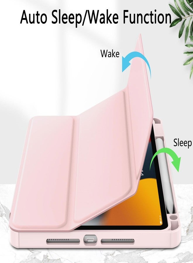 Xkladz جراب Xkladz لجهاز iPad الجيل العاشر مع حامل قلم، لجهاز iPad مقاس 10.9 بوصة، الجيل العاشر، إصدار 2022، بظهر شفاف، غطاء حامل لجهاز iPad الجيل العاشر، إصدار 2022، خاصية التشغيل/الإيقاف التلقائي، لون وردي جذاب - Image 5