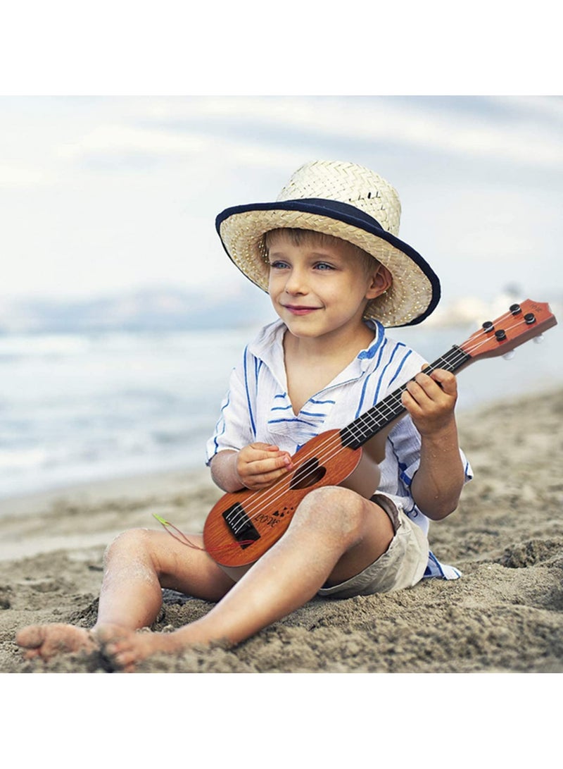 1PCS Kids Guitar Musical Toy Mini Soprano Ukulele for Beginners Safe Lightweight Ukulele Instrument for Toddlers Children Educational Musical Gift for Boys Girls - Image 5