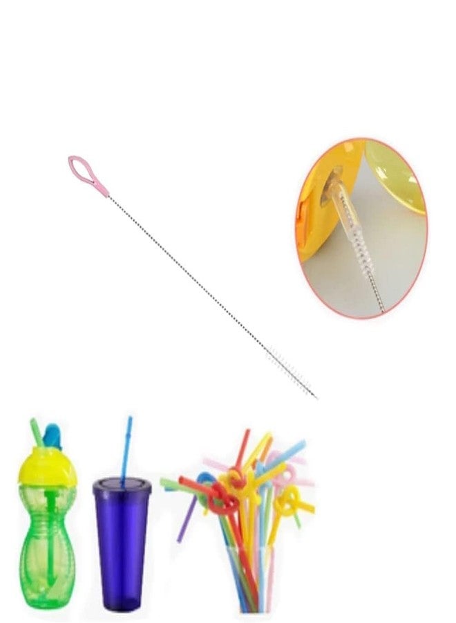 SHOPELLA Silicone Baby Bottle Brush Set 360° Rotating Long Handle Water Bottle Cleaner Brush, Teat & Straw Brush Cleaning Cup Brush for Baby Bottles Plastic,Glass, Straws (Multi-Colour) - Image 5