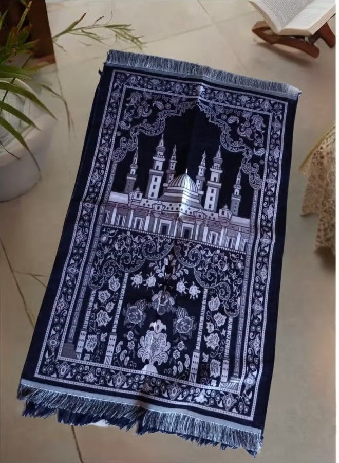 مصلية فاخرة بتصميم الكعبة المشرفة خامة عالية الجودة ولمسة روحانية مميزة راحة وأناقة في كل سجدة وأداء للعبادة  - Image 1