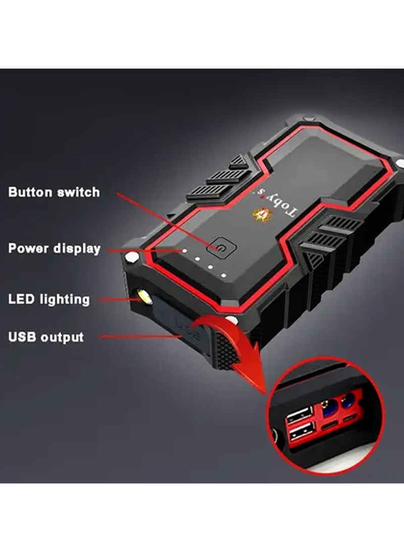 Toby's Portable Car Jump Starter Power Bank 16000mAh 12V Emergency Charger  - Image 5