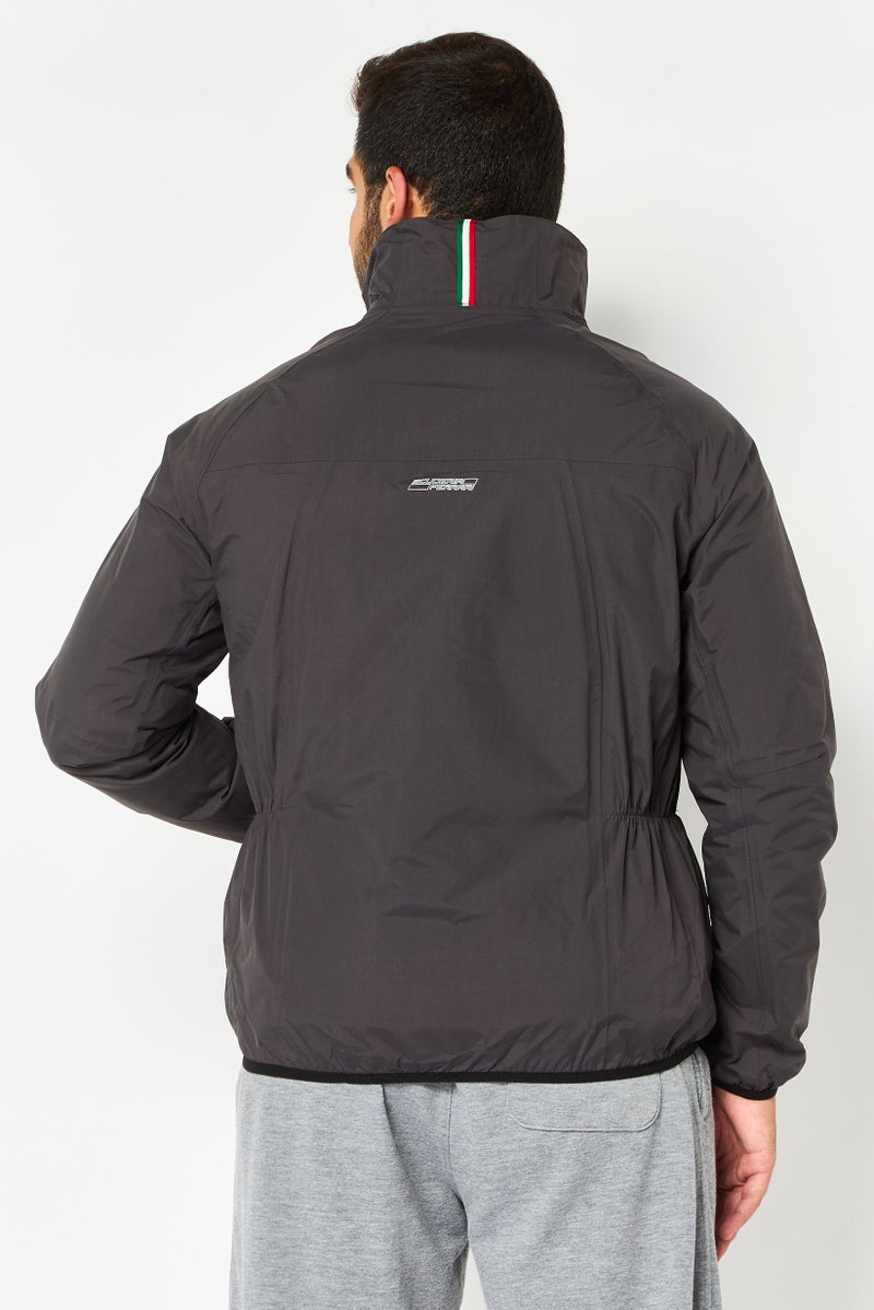 Scuderia Ferrari Men Sportswear Fit Long Sleeve Training Jacket, Grey - Image 4