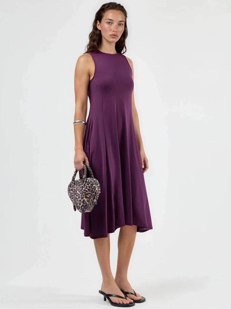 Busem BUSEM Sleeveless Midi Dress with Pockets