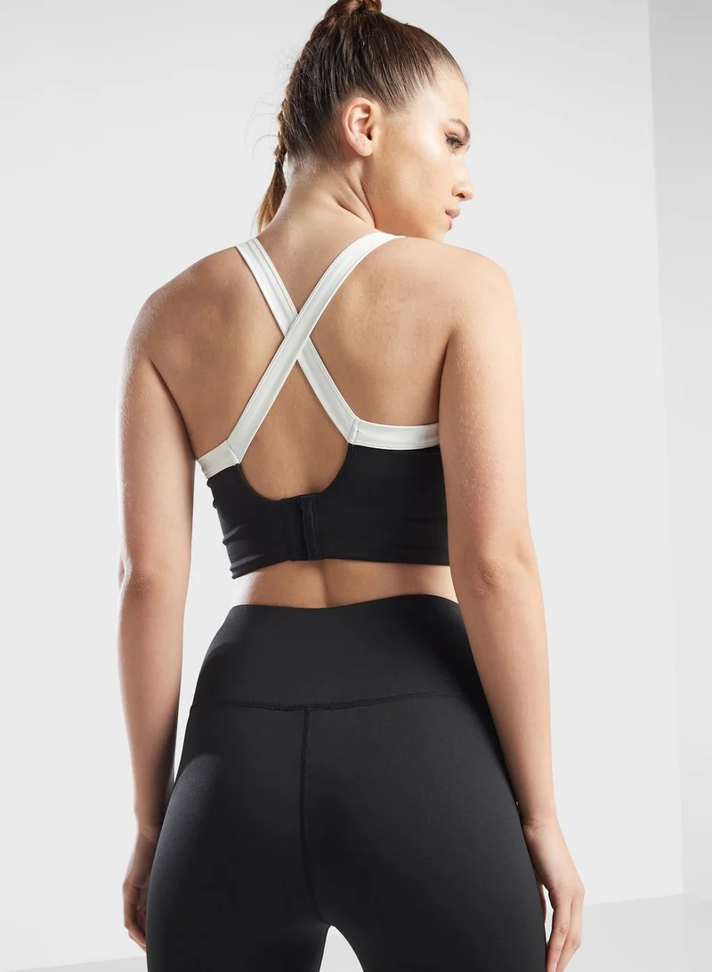 FRWD Crossover Colorblock Detail Athletic Bra