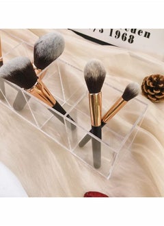 Excefore Acrylic Pen Holder, 4 Compartments Box,Clear Pen Pencil Holder Desk Organizer Makeup Brush Holder,Compartments Containers for Office Accessories,Cosmetic Brush Storage,Dorm,Bathroom,Kitchen (Clear)  - Image 5