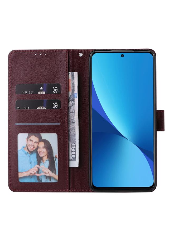 erorex Case For Xiaomi 12 Lite 3 Card Slots Multifunctional Leather Phone Case - Image 4