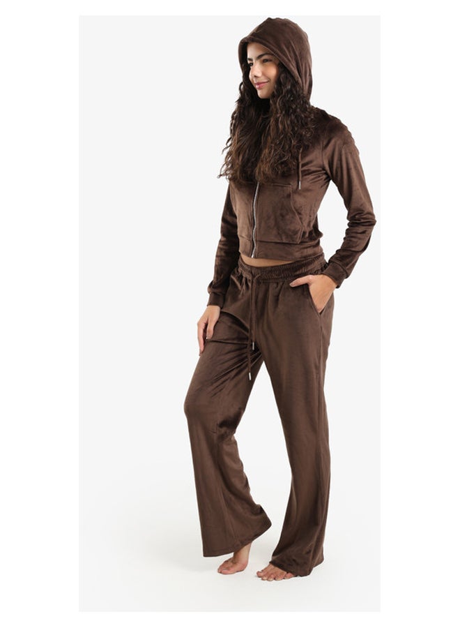 Carina Velvet Pajama Set - Image 1