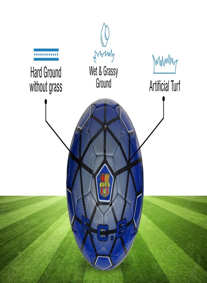 WIKIGO Premium Football Pack of 2 | Water Resistant Best for Wet, Muddy and Grass Surface | Football for Training & Match Practice Outdoor Soccer Ball Rubber | Size 5 - Image 5