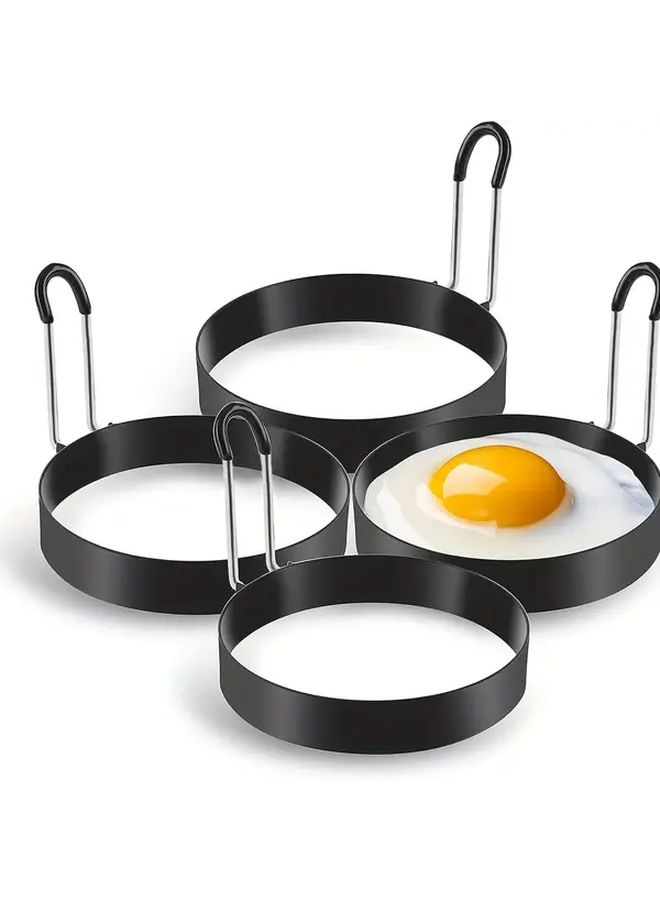 Nonstick Silicone Egg Rings 6 Pack For Frying Griddle Breakfast Cooking - Image 1