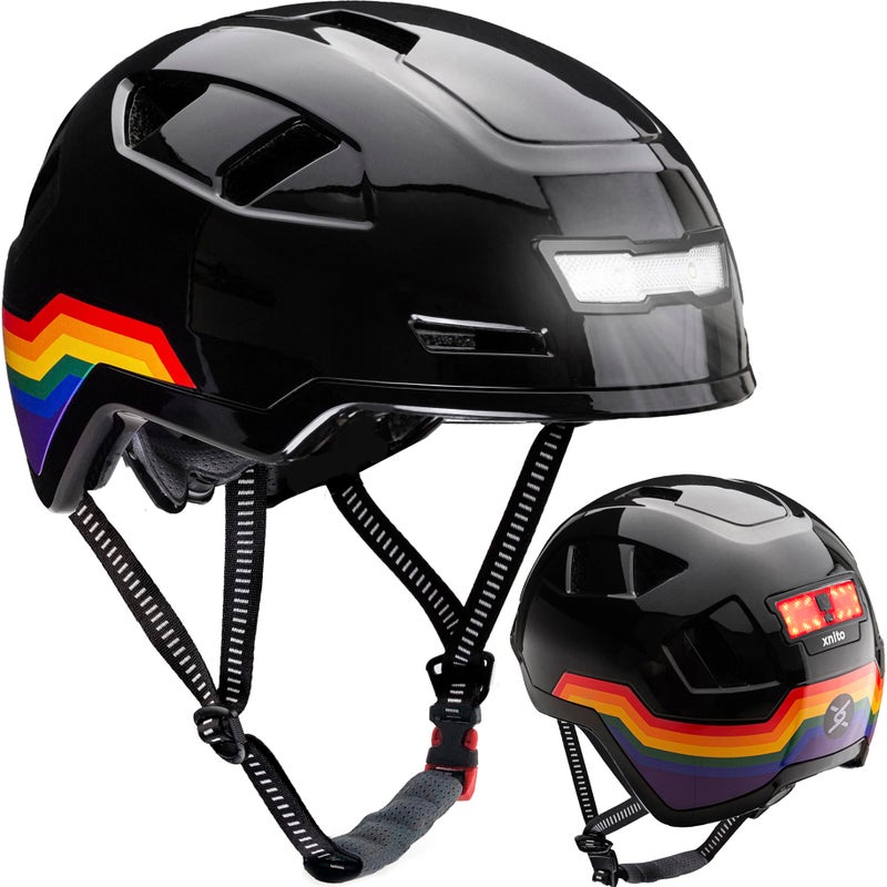XNITO Bike Helmet with LED Lights Urban Bicycle Helmet for Adults Men Women CPSC NTA8776 Dual Certified Class 3 EBikes Scooters Onewheel Commuter Mountain - Image 2