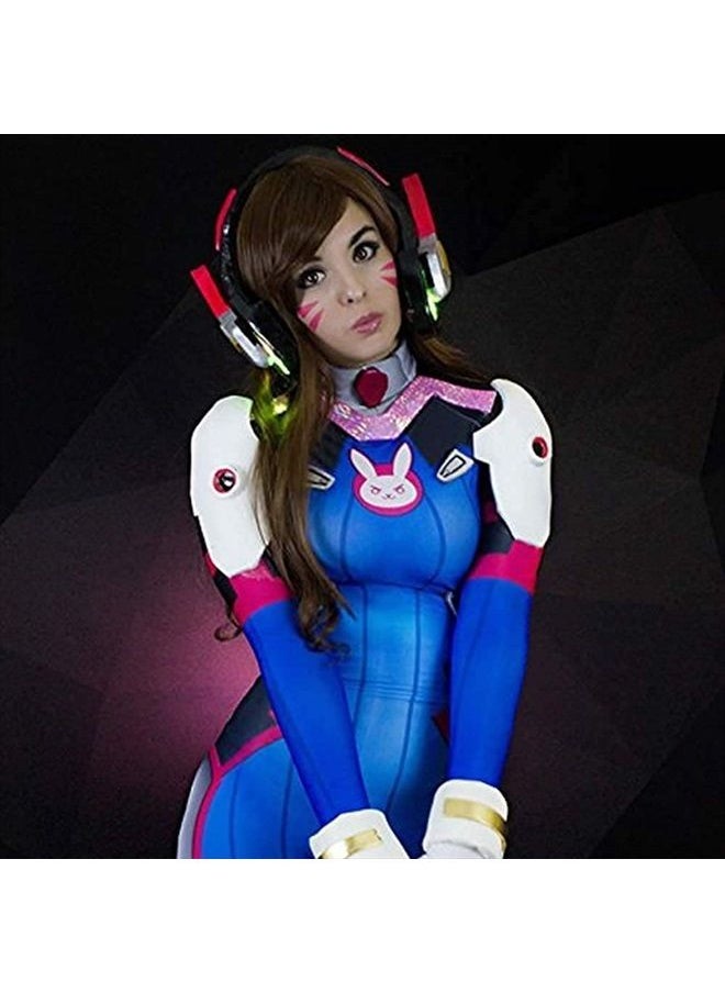 Dream Loom - Cosplay Face Temporary Tattoos, 12 Tattoos Overwatch DVa Face Tattoo Stickers 2 Sizes - Image 1