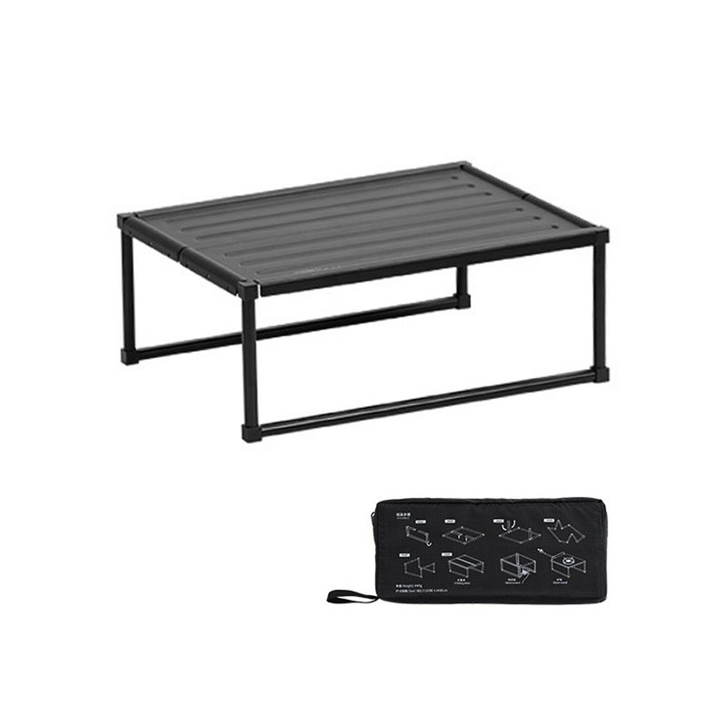 Portable Camping Aluminum Alloy Table Multifunctional Outdoor Folding Picnic Fishing Barbecue Mini Table - Image 1