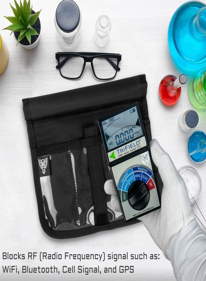 Xtreme Sight Line حقيبة إكستريم سايت لاين ~ حقيبة كتف فاراداي ~ حقيبة كروس بودي لحماية البيانات أثناء سفر المديرين التنفيذيين ~ حماية من التتبع والاختراق ~ لون بني كويتوت - Image 5