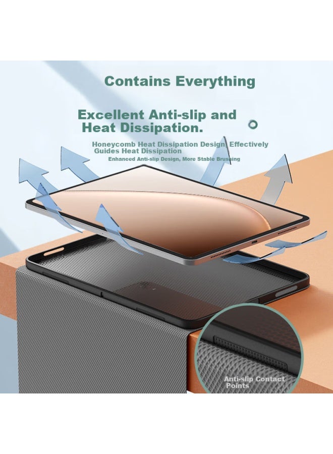 Neyaa Suitable For Xiaomi Pad 7 Ultra Protective Case New 14-inch Xiaomi Pad 7 Ultra Protective Shell Tablet Full Coverage Ultra-thin Silicone Anti-fall Dark Night Green - Image 1