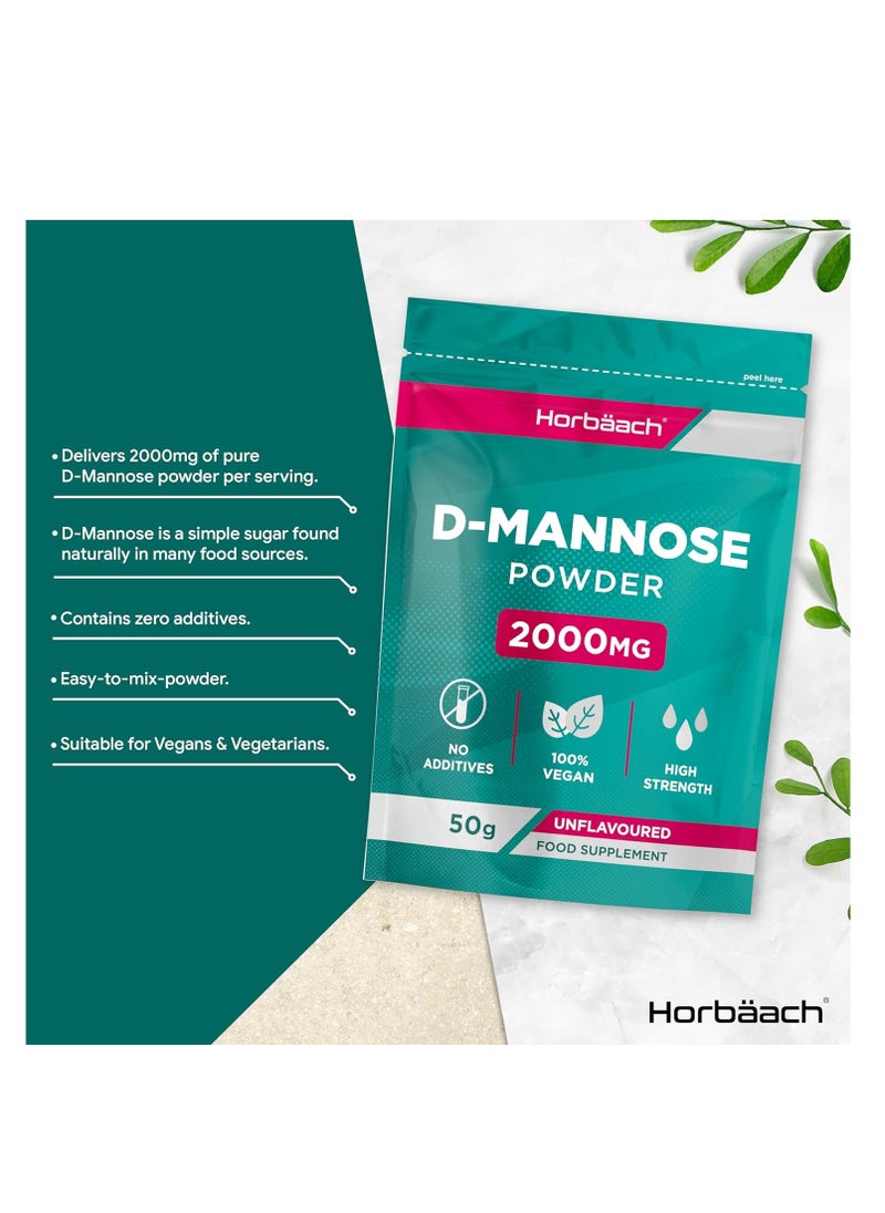 Horbaach - Horbaach D-Mannose Powder 2000MG 50g - Image 1