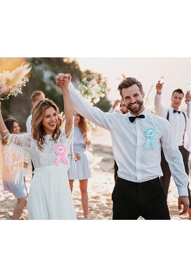 5PCS Daddy and Mommy to Be Boy or Girl Etiquette Belt, Gender Revealing Theme Party Decoration Corolla Bracelet Shoulder Strap Bracelet  - Image 4