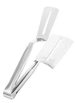 Generic Multi-Purpose Stainless Steel Kitchen Tongs for Grilling & Cooking – Portable Food Clamp for Picnics & Buffets, Perfect for BBQ & Serving (Set of 2)  - Image 3