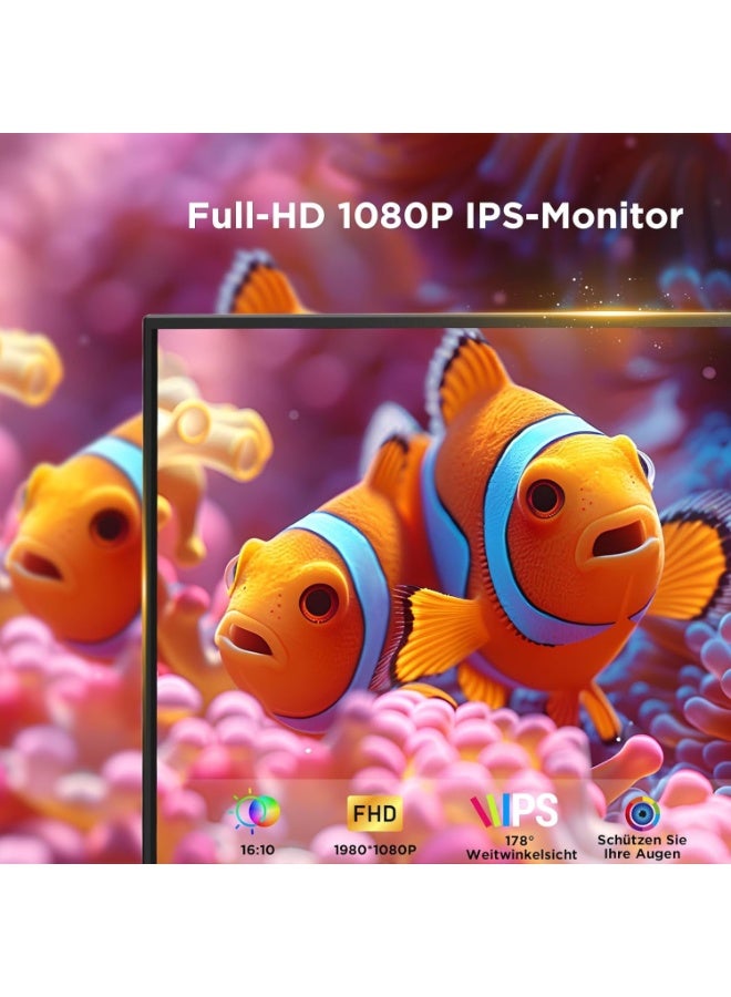 Portable Monitor 15.6 Inch – Full HD 1920×1080 IPS Screen – HDMI & USB-C Connectivity – Perfect for Laptop, PC, Xbox & PlayStation - Image 3