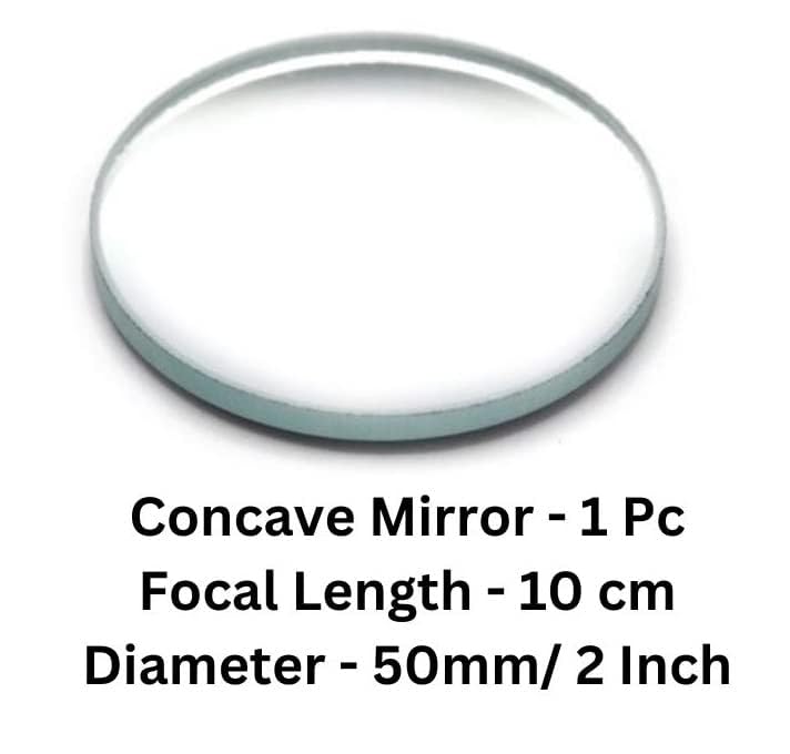 Generic SBT India Concave Mirror Diameter50 mm Focal Length10 cm for DIY Science Experiments Projects Kits and Science Lab set of 1 Pc  - Image 2