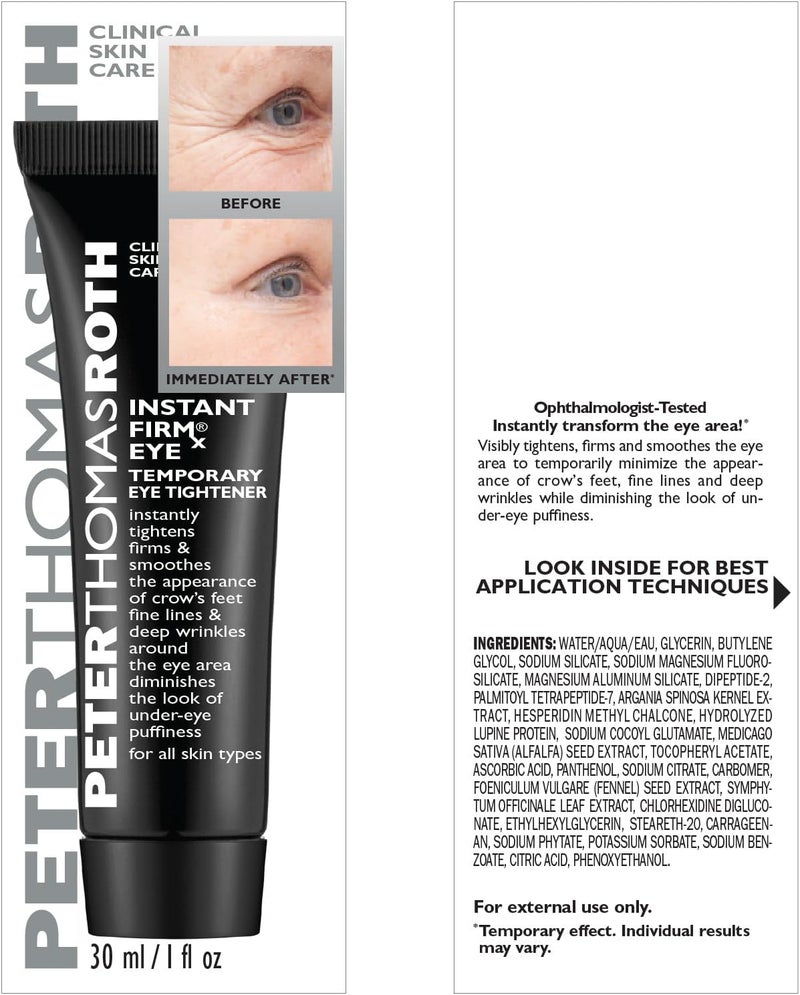 PETER THOMAS ROTH Instant FirmX™ Eye Treatment - 30ml Anti-Aging Eye Tightener - Image 2