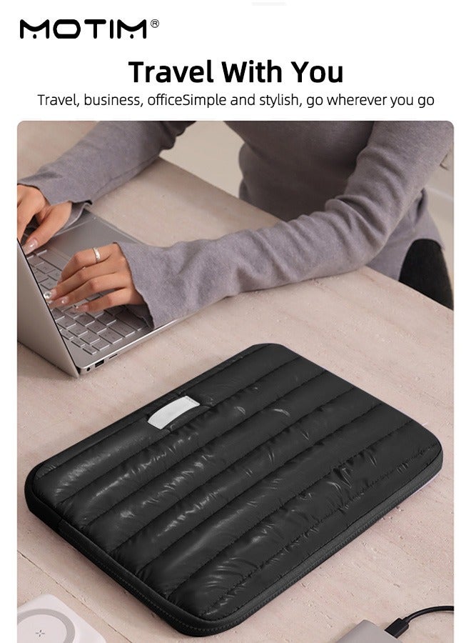Motim Laptop Sleeve Compatible with MacBook Air/Pro 13-13.3 inch Notebook Compatible with MacBook Pro 14 inch M3 M2 M1 Chip Pro Max 2023-2021, Water-resistant Laptop Sleeve Carrying Case, Drop-proof Laptop Cover - Image 3