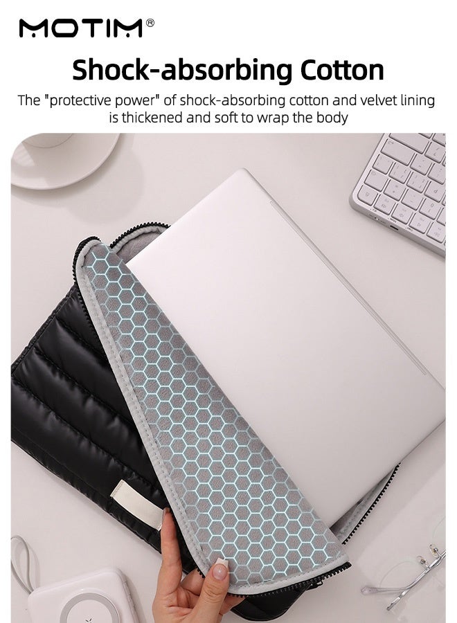 Motim Laptop Sleeve Compatible with MacBook Air/Pro 13-13.3 inch Notebook Compatible with MacBook Pro 14 inch M3 M2 M1 Chip Pro Max 2023-2021, Water-resistant Laptop Sleeve Carrying Case, Drop-proof Laptop Cover - Image 4