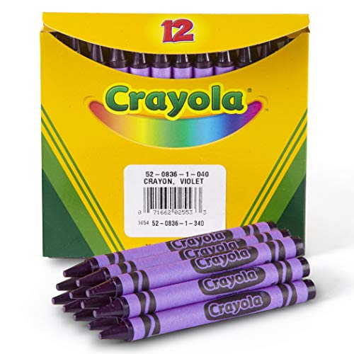 Crayola Crayons, Violet Purple, Single Color Crayon Refill, 12 Count Bulk Crayons, School Supplies - Image 2