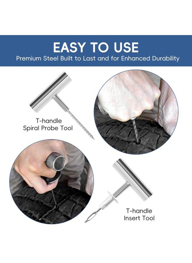 PINKJOY Tire Plug Kit with Plugs 36 Pcs for Car, Motorcycle, ATV, Jeep, Truck, Tractor Flat Tire Puncture Repair Tools - Image 4