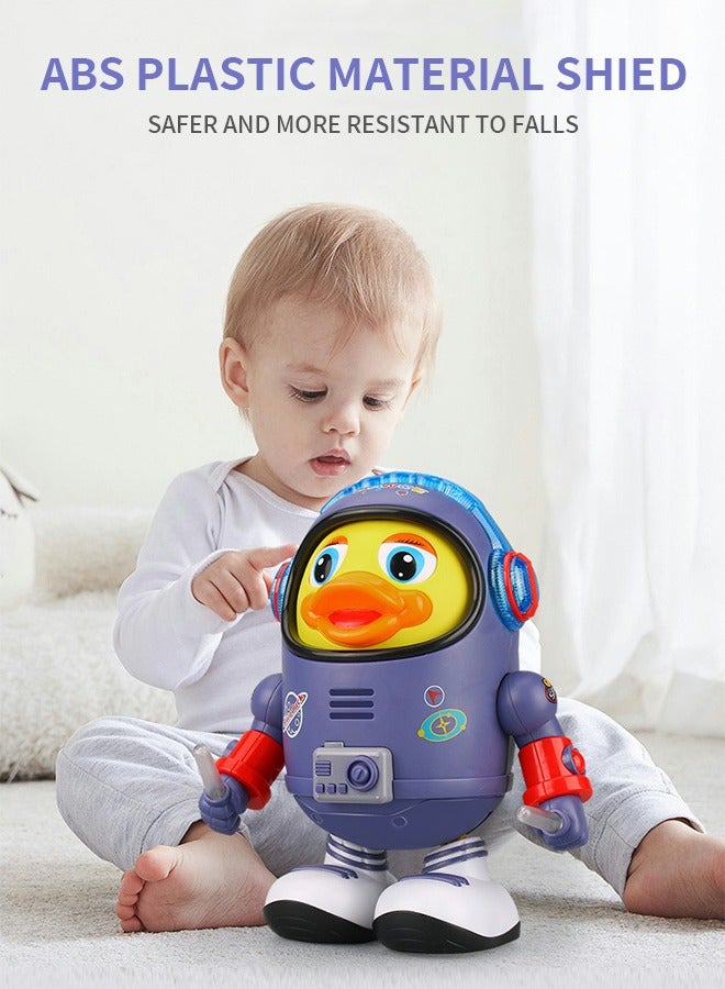 GROIC Baby Duck Toy Musical Interactive Duck Toy Electric Toys with Lights and Sounds,Dancing Robot with Space Elements Designed for Infants,Babies,Kids - Image 5
