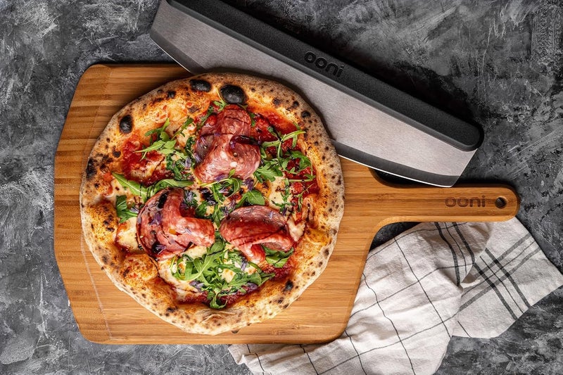 Ooni 12” Bamboo Wood Pizza Peel –12 Inch Pizza Spatula Paddle, Wooden Pizza Cutting Board, Pizza Oven Accessories - Image 3