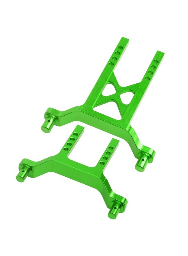 Hobbyfire Metal Aluminum Front & Rear Body Mounts Posts for 1/18 Traxxas LaTrax Teton Desert Prerunner SST, Replace Parts 7615 (Green) - Image 3