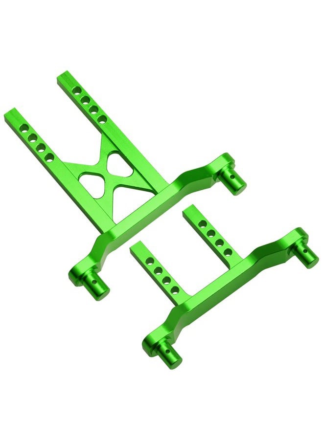 Hobbyfire Metal Aluminum Front & Rear Body Mounts Posts for 1/18 Traxxas LaTrax Teton Desert Prerunner SST, Replace Parts 7615 (Green) - Image 4
