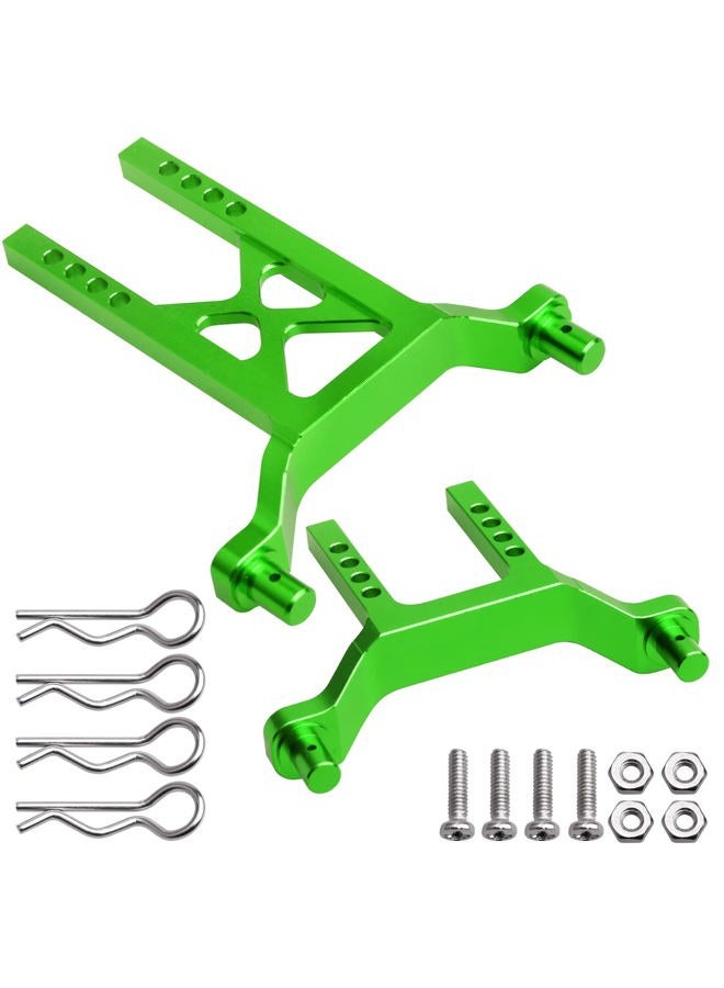 Hobbyfire Metal Aluminum Front & Rear Body Mounts Posts for 1/18 Traxxas LaTrax Teton Desert Prerunner SST, Replace Parts 7615 (Green) - Image 5