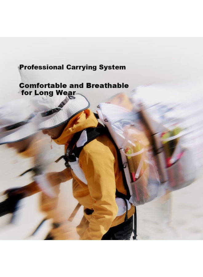 Vsgo Boqike Agile Edition Outdoor Photography Travel Backpack Men’s Dual Shoulder Camera Outdoor Hiking Mountaineering Bag 25l White No Inner Liner - Image 3