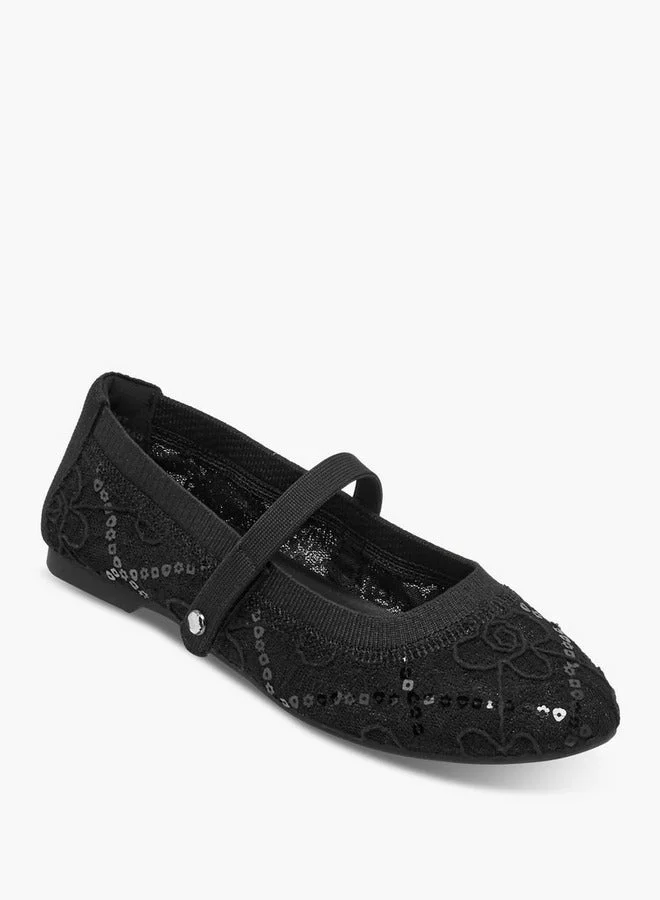 لو كونفورت Women Hook & Loop Mary Jane Shoes Ramadan Collection