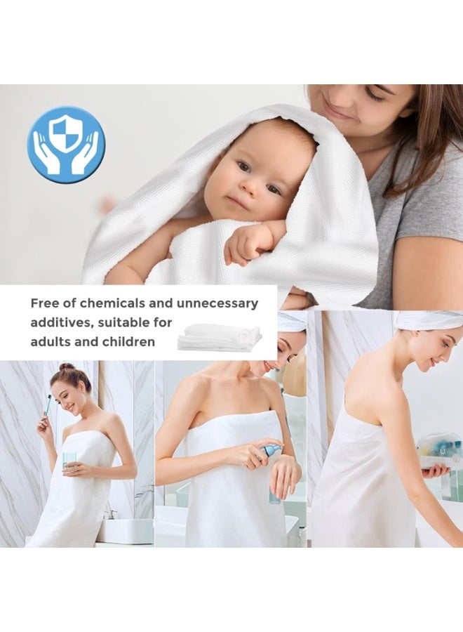 PTTIMFFM 10 Pack Disposable Bath Towels, 70x140 cm Large Travel Towels, Compressed Portable Washcloths for Hotel, Spa, Camping, Business Trip, Swimming, Travel Essentials - Image 3