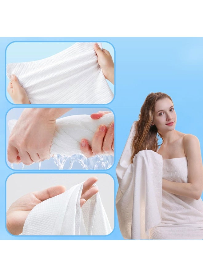 PTTIMFFM 10 Pack Disposable Bath Towels, 70x140 cm Large Travel Towels, Compressed Portable Washcloths for Hotel, Spa, Camping, Business Trip, Swimming, Travel Essentials - Image 4