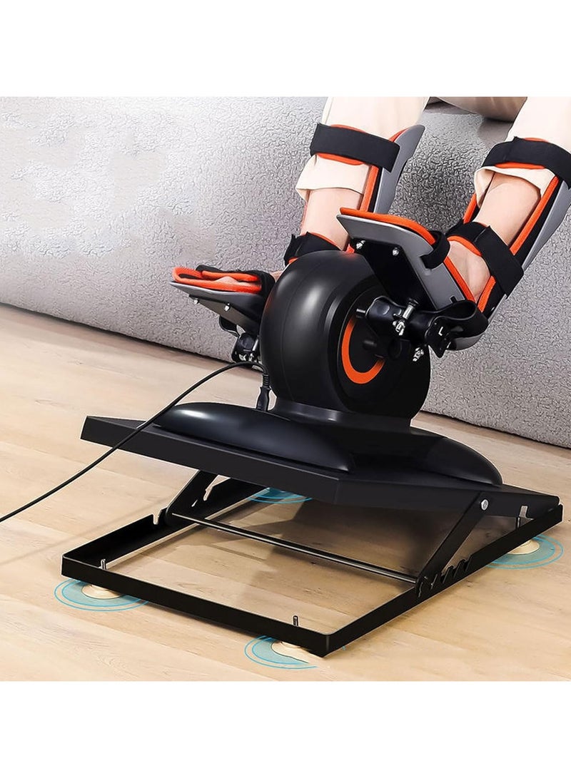 DubaiGallery جهاز تمرين الدواسات تحت المكتب مع شاشة إلكترونية لتمرين الساقين والذراعين ، جهاز تمرين كهربائي كامل التجميع لإعادة التأهيل لكبار السن - Image 1