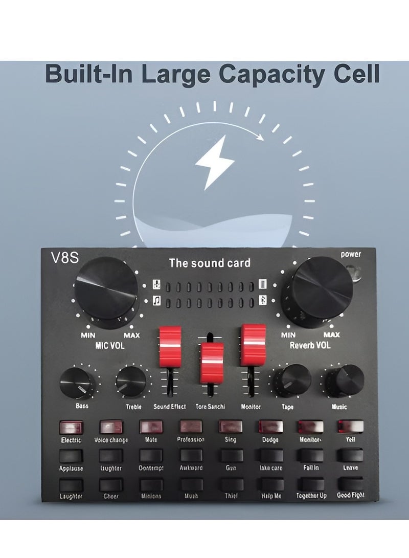 general Multi-functional Live Sound Card BM800 Microphone Set Audio Recording Equipment's - Image 3