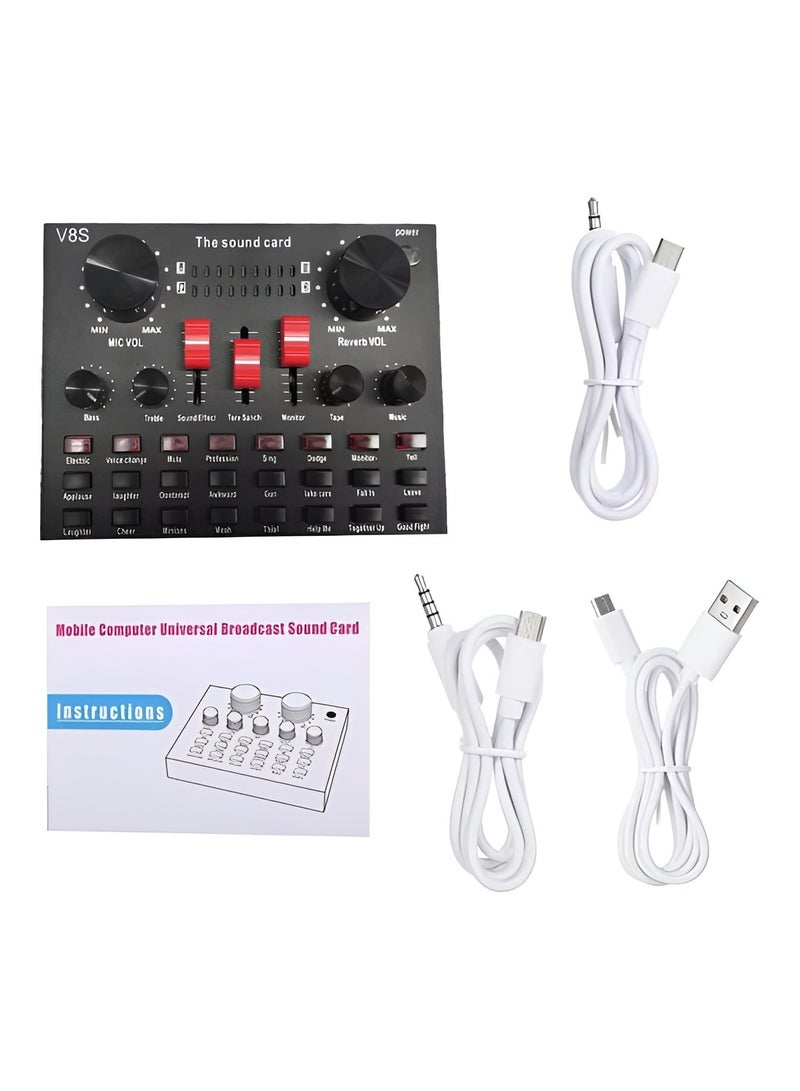 general Multi-functional Live Sound Card BM800 Microphone Set Audio Recording Equipment's - Image 5