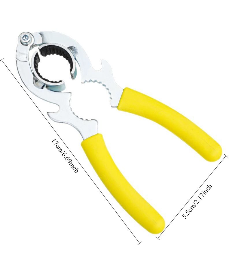 Yellow Universal Faucet Spout Removal Wrench for Kitchen Bathroom Aerator Disassembly Non Slip Design - Image 4