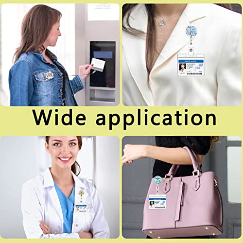 Tamhoo 15Pcs Nurse Badge Reels Cute Retractable Badge Holder with Clip - Image 2