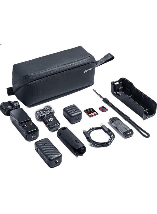 Llano Dji Pocket 3 Full Set Storage Bag For Photography Accessories, Compatible With Dji Osmo 3, Zhiyun Gimbal, Portable Waterproof Camera Bag - Image 1