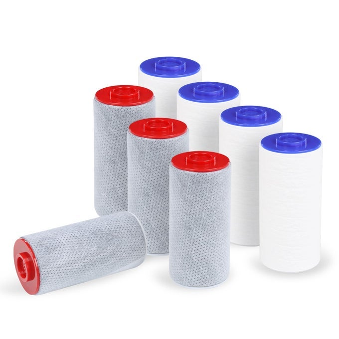 REPLACEMENT FILTER SET FOR WEDDELL DUO HIGHEFFICIENCY SHOWER WATER FILTRATION SYSTEM THAT REMOVES CHLORINEPFASCONTAMINANTS FOR BETTER SKIN AND HAIR HEALTH 4R4B