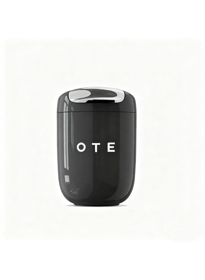 220ml Insulated Coffee Mug,SUS316 Stainless Steel Leak-Proof Travel Vacuum Insulated Cup with Retro Piano Baking Paint, Portable Thermal Cup for Coffee Lovers Dark Grey