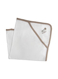 Babies Basic 100% Cotton Blanket, Receiving Blanket For New Born, 75*75Cm , Brown  - Image 2