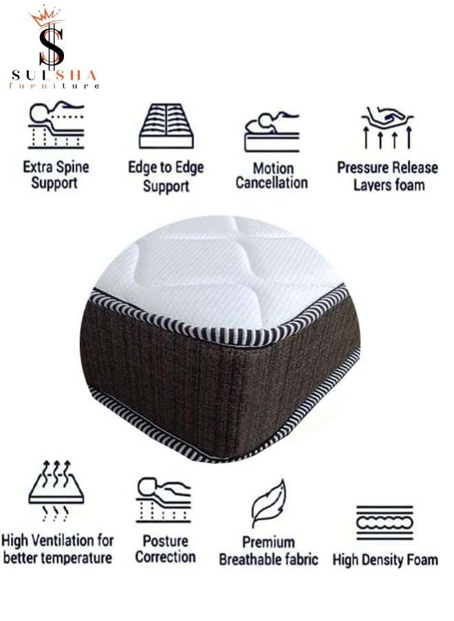 SULSHA - Premium Medical Mattress Single Size Posture Correction High Ventilation Extra Spine Support 90x190x8 cm - Image 1