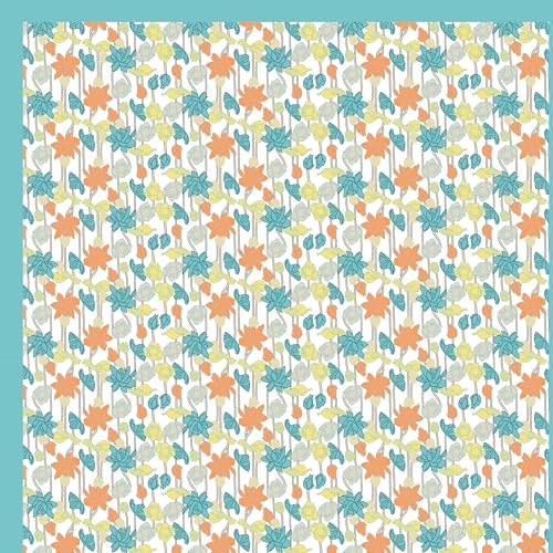 DE CAMA Since 1997 | 100% Pure Cotton 300 TC Premium Single Bedsheet for Single Bed (60 x 90 Inch) with 1 Pillow Cover (17 x 27 Inch) | Luxury Designer Printed Bedsheet Set – Multicolour Lotus - Image 4