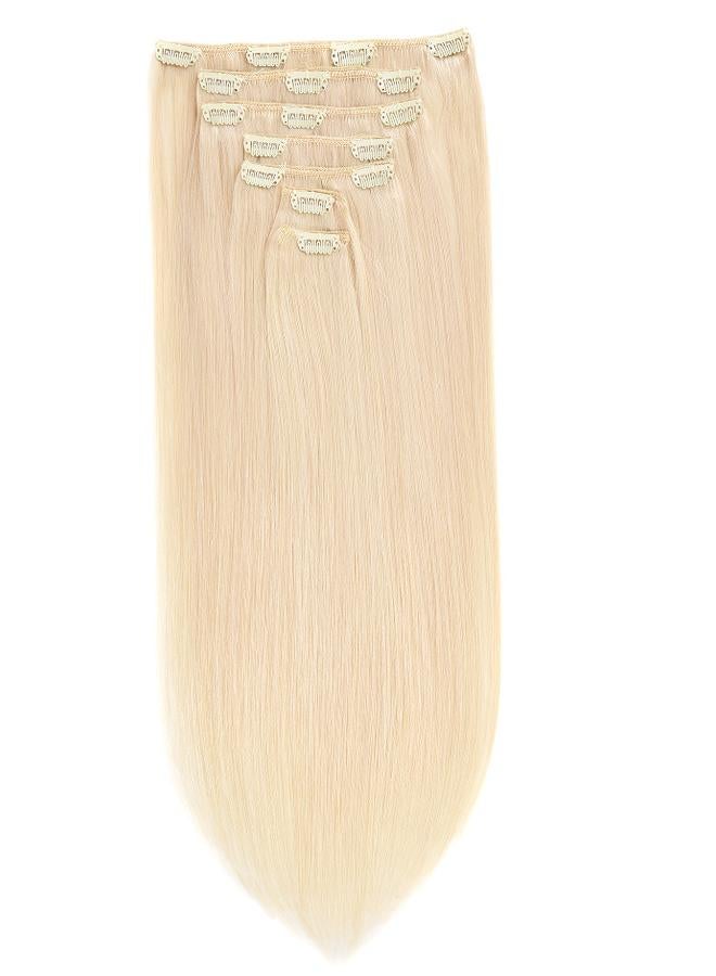 Bluejw Real Hair Wig Women's Hair Clip Hair Seven-Piece Set Real Hair Clip In Human Hair - Image 1